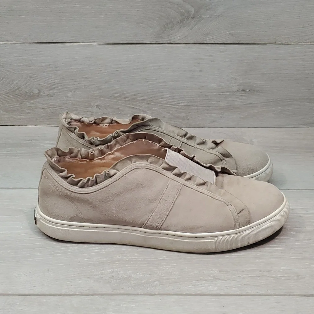 Kate Spade NY Women Lance Leather Loafer Slip on Sneakers shoes sz 8M